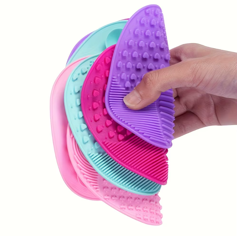 Tampon Nettoyant pour Pinceaux de Maquillage en Silicone