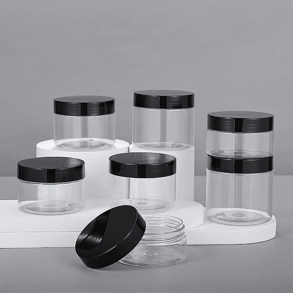 Pots Vides Cosmétiques avec Couvercle – Lot de 10 Multi-Formats