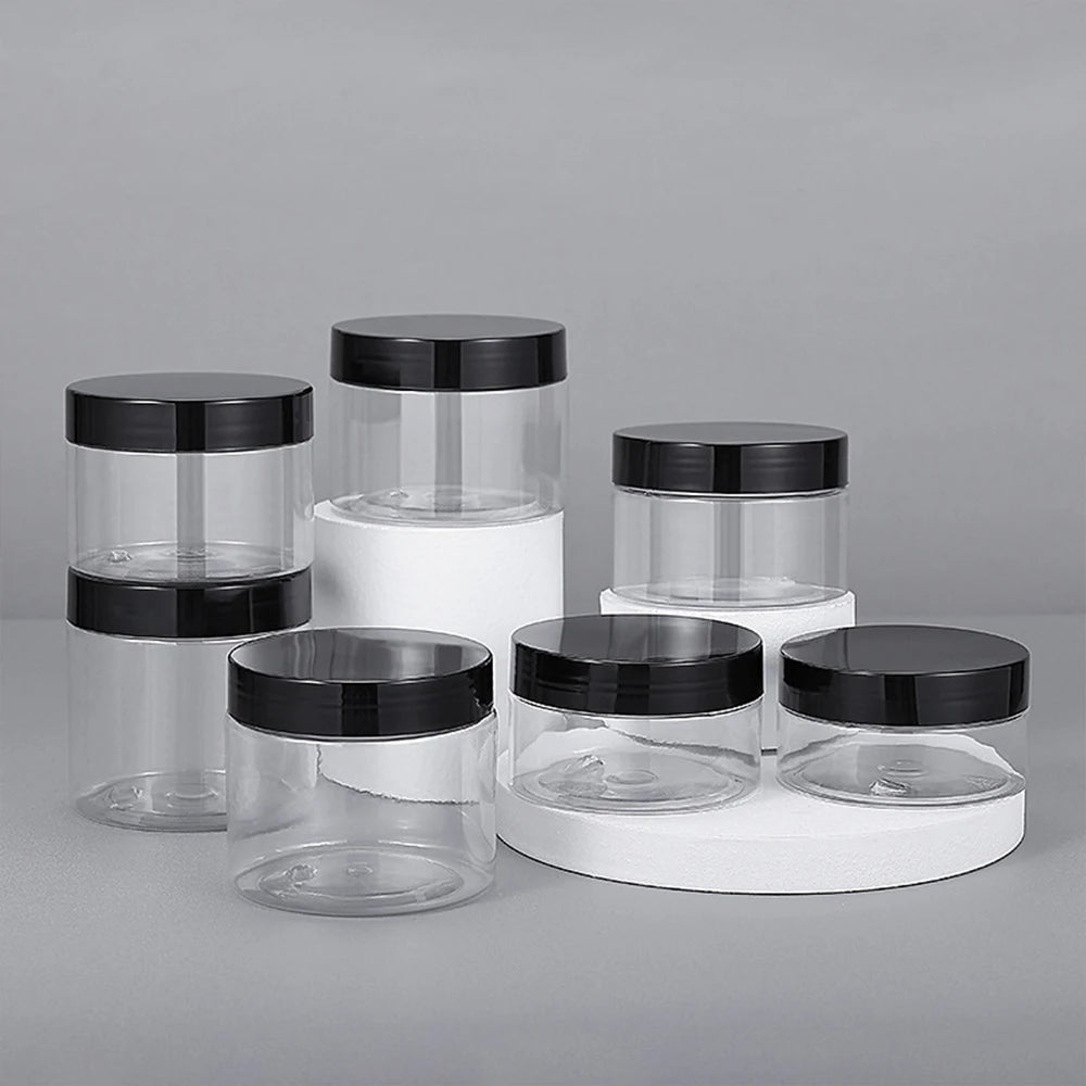 Pots Vides Cosmétiques avec Couvercle – Lot de 10 Multi-Formats
