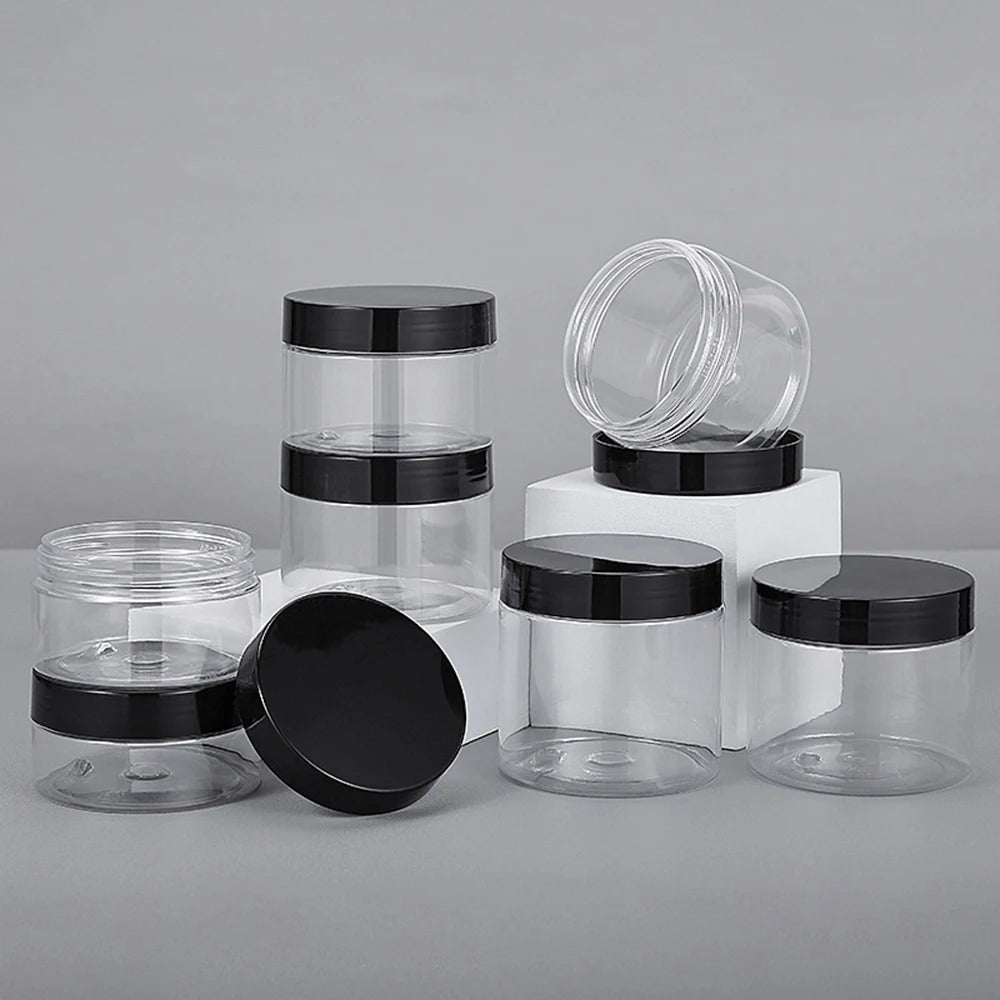 Pots Vides Cosmétiques avec Couvercle – Lot de 10 Multi-Formats