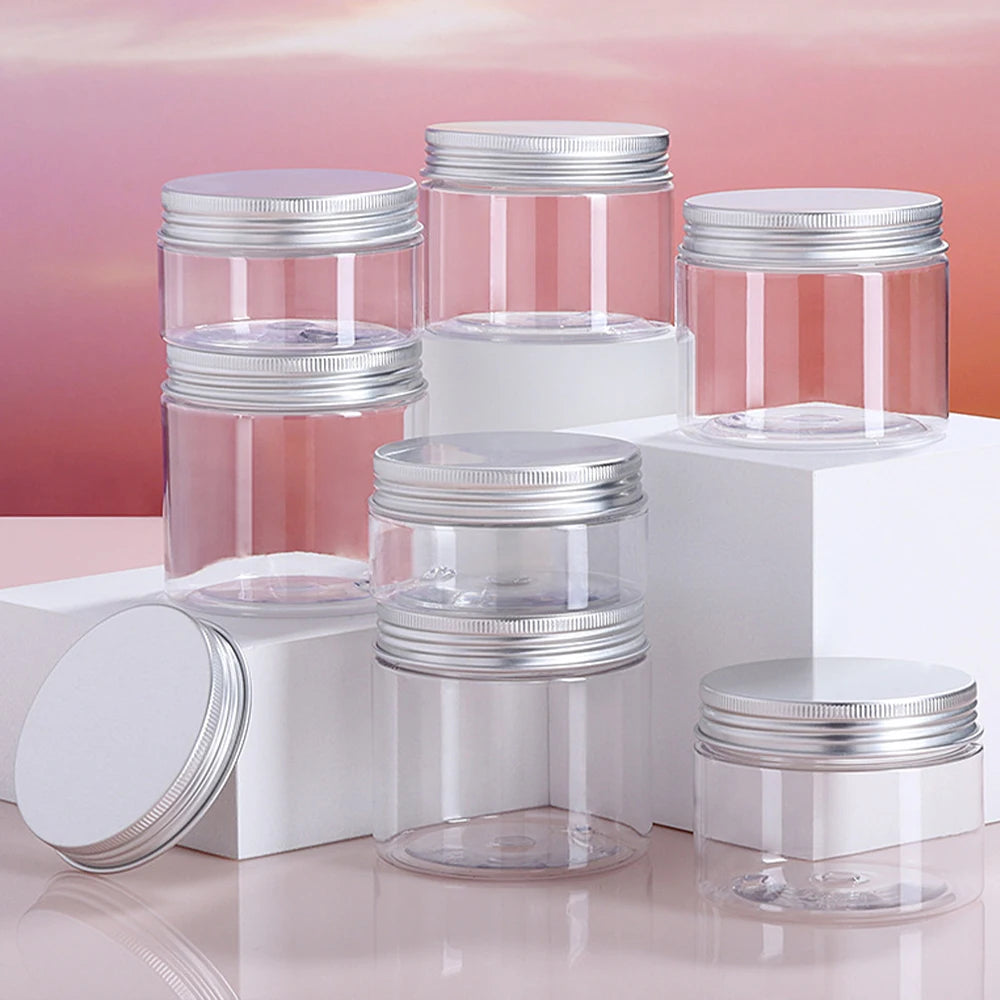 Pots Vides Cosmétiques avec Couvercle – Lot de 10 Multi-Formats
