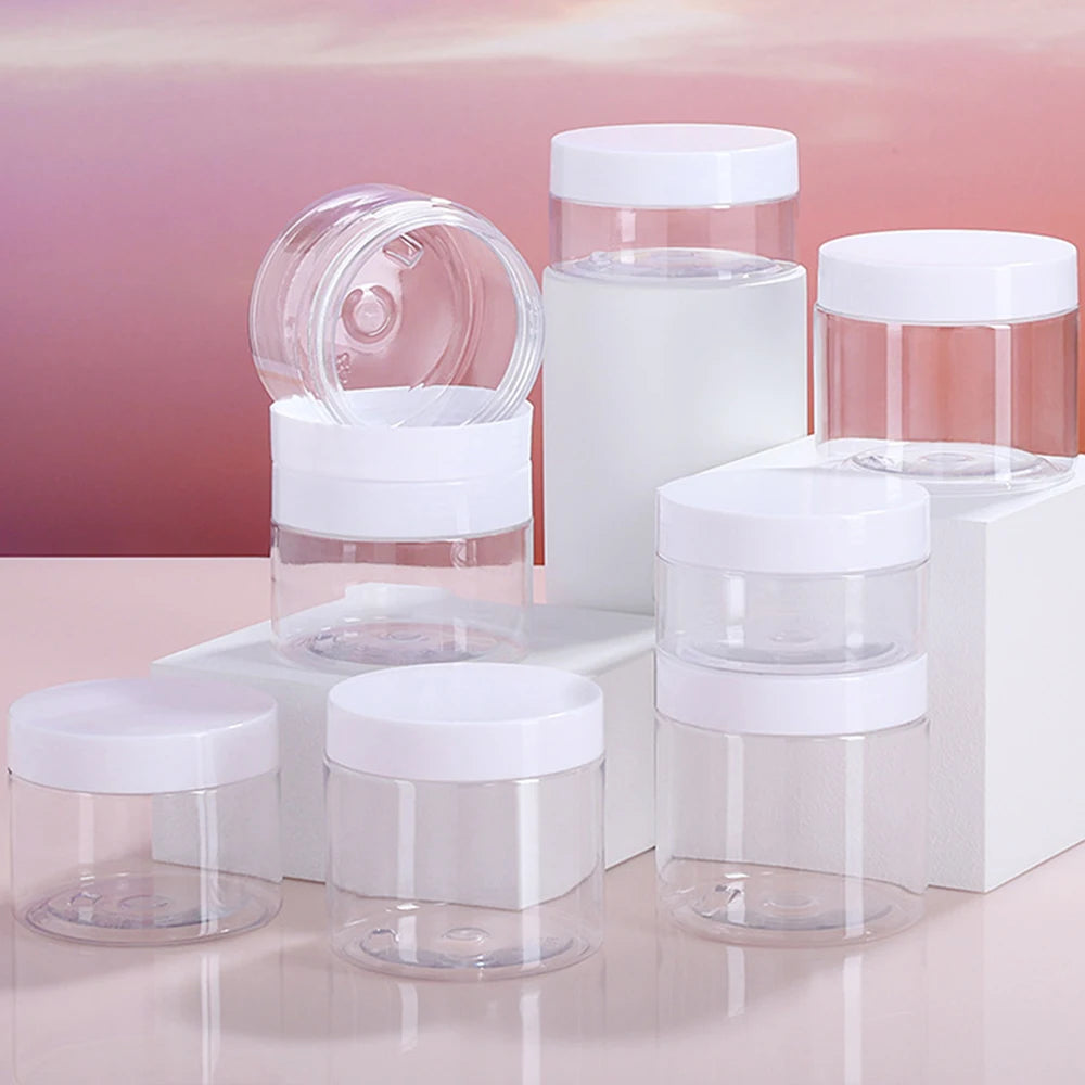 Pots Vides Cosmétiques avec Couvercle – Lot de 10 Multi-Formats