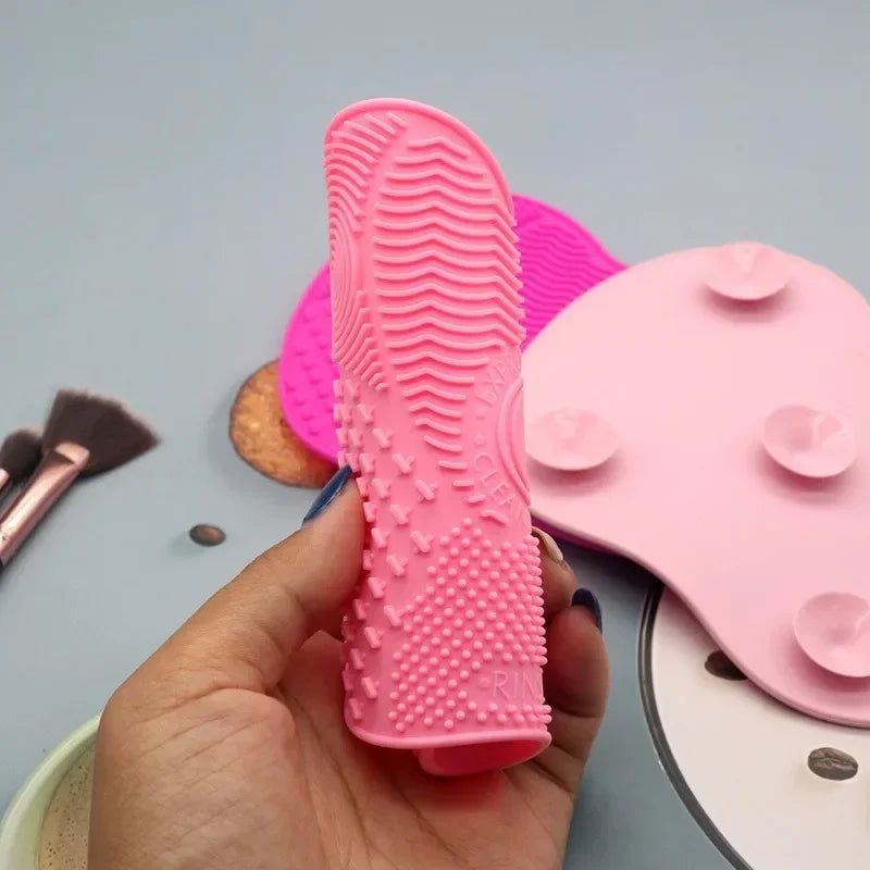 Tampon Nettoyant pour Pinceaux de Maquillage en Silicone