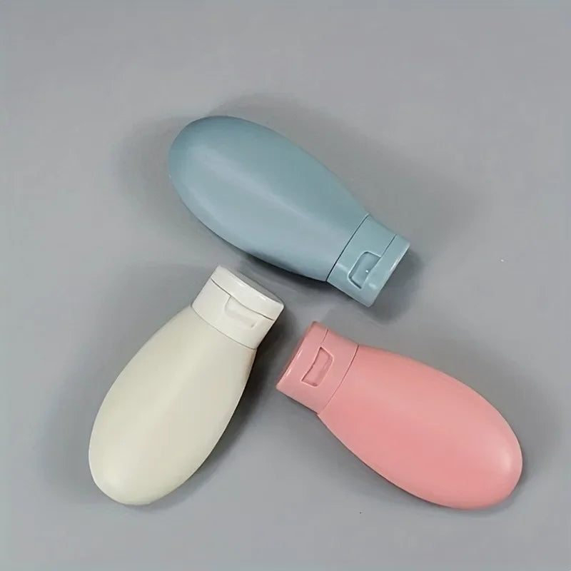 Flacons Souples de Voyage 60ml – Lot de 3 Rechargeables