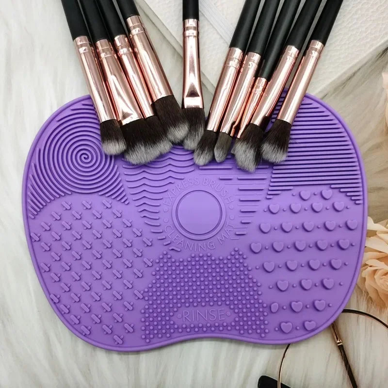 Tampon Nettoyant pour Pinceaux de Maquillage en Silicone