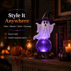 Halloween Raven Crystal Ball Light
