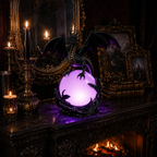 Gothic Dragon LED Crystal Ball Lamp