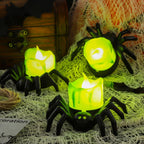 Halloween Pumpkin Spider LED Candle Lights