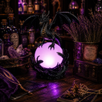Gothic Dragon LED Crystal Ball Lamp