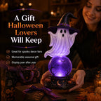 Halloween Raven Crystal Ball Light