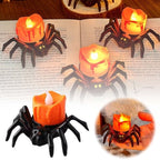 Halloween Pumpkin Spider LED Candle Lights