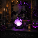 Gothic Dragon LED Crystal Ball Lamp