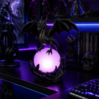 Gothic Dragon LED Crystal Ball Lamp