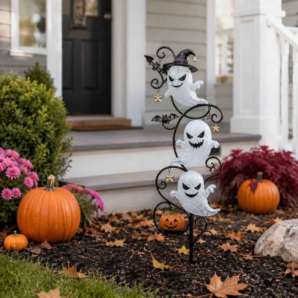 Solar Ghost Garden Stake Light