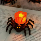 Halloween Pumpkin Spider LED Candle Lights