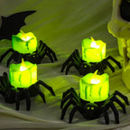 Halloween Pumpkin Spider LED Candle Lights