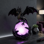 Gothic Dragon LED Crystal Ball Lamp