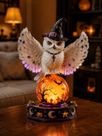 Halloween Raven Crystal Ball Light