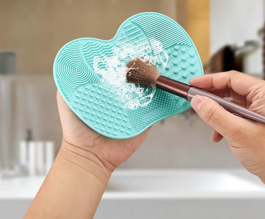 Tampon Nettoyant pour Pinceaux de Maquillage en Silicone
