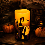 Halloween Flameless Flickering Candle Set