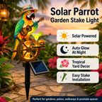 Solar Parrot Garden Welcome Light