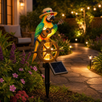 Solar Parrot Garden Welcome Light