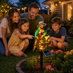 Solar Parrot Garden Welcome Light