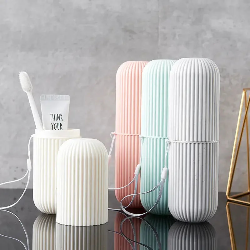 Étui Portable pour Brosse à Dents et Dentifrice