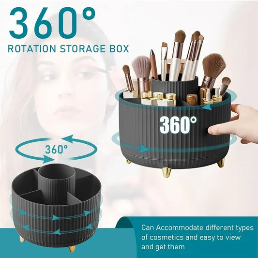 Organisateur Rotatif à 360° – Rangement Cosmétique Grande Capacité