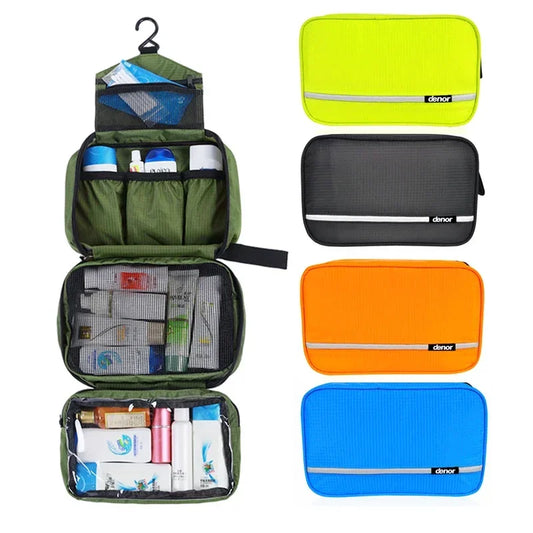Trousse de Toilette Pliable Étanche – Organisateur de Voyage Grande Capacité