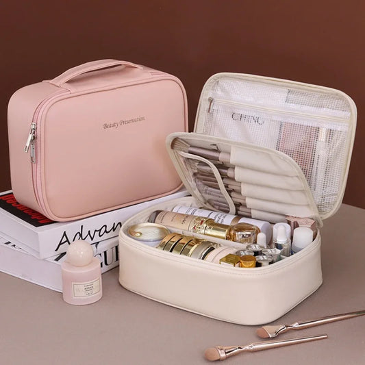 Trousse de Maquillage Double-Couche Premium