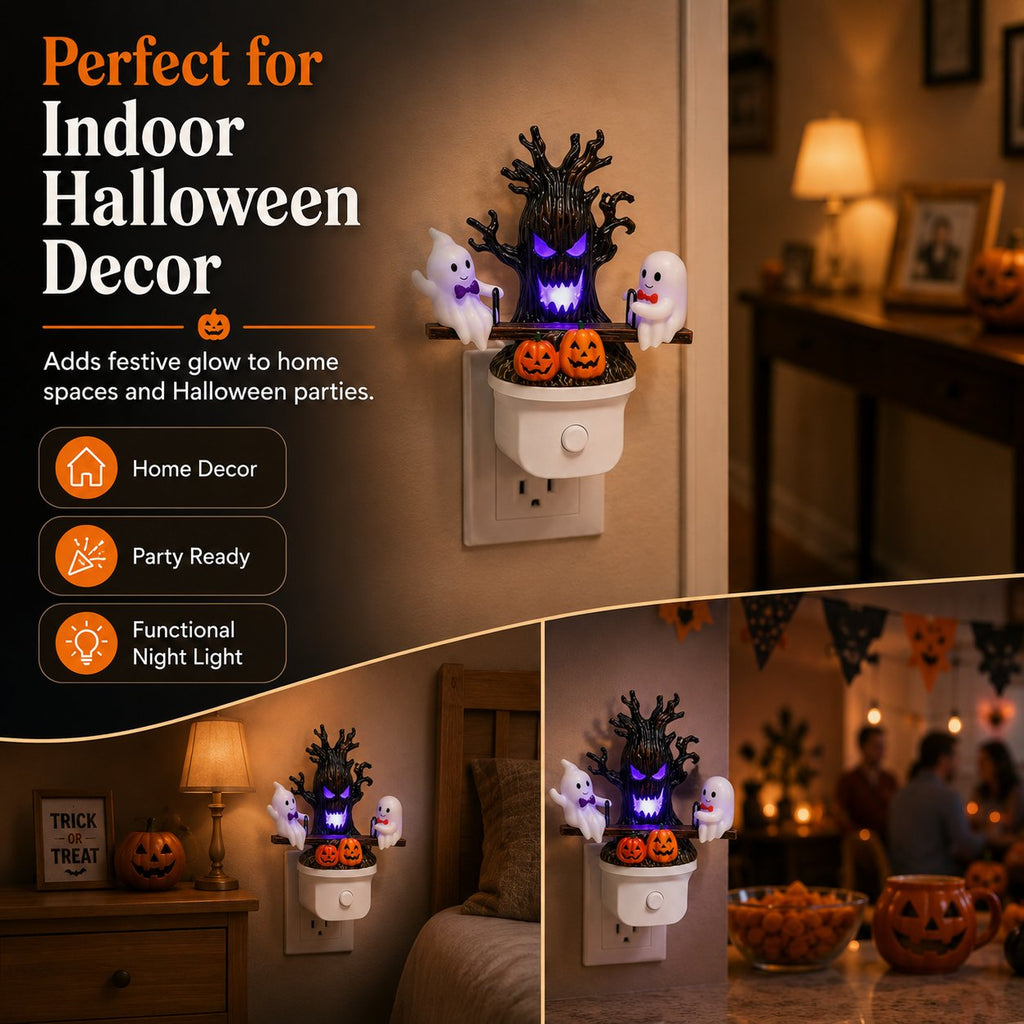 Animated Seesaw Ghost LED Night Light