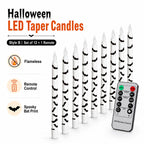 Spooky Bat Flameless Taper Candles